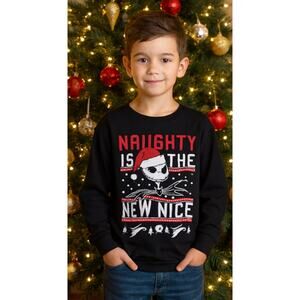 Kids Nightmare Before Christmas Sweatshirt - Size Medium- Unisex